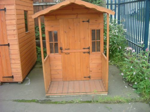 6x4 pent garden shed - garden pleasure