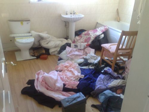 Before picture of house clearance and clean