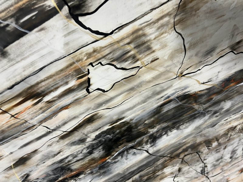 Venetian plaster wall.