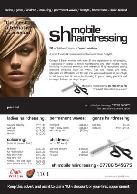 Sh Mobile Hairdressing Chesterfield 6 Reviews Mobile