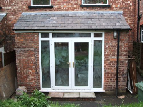 French doors.