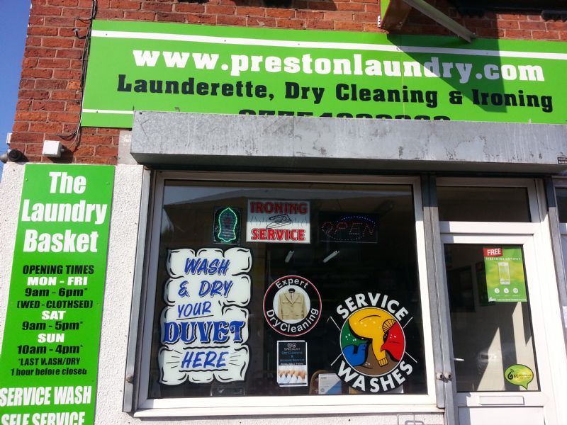 The Laundry Basket Laundrette in Preston (UK)