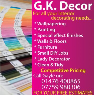 G K Decor, Grantham | Decorator - FreeIndex