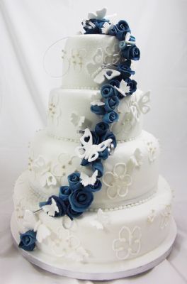 Butterfly Wedding Cake Coral And Lace Butterfly Wedding Cake Coral And Lace