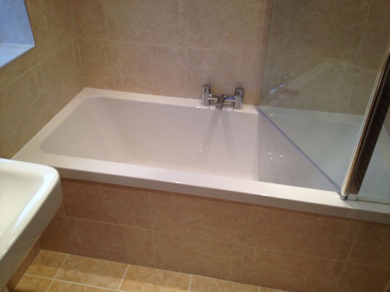 Tiled Bath Panel