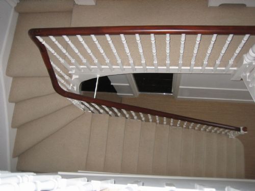 Re-decoration of the staircase and entire hallway area.