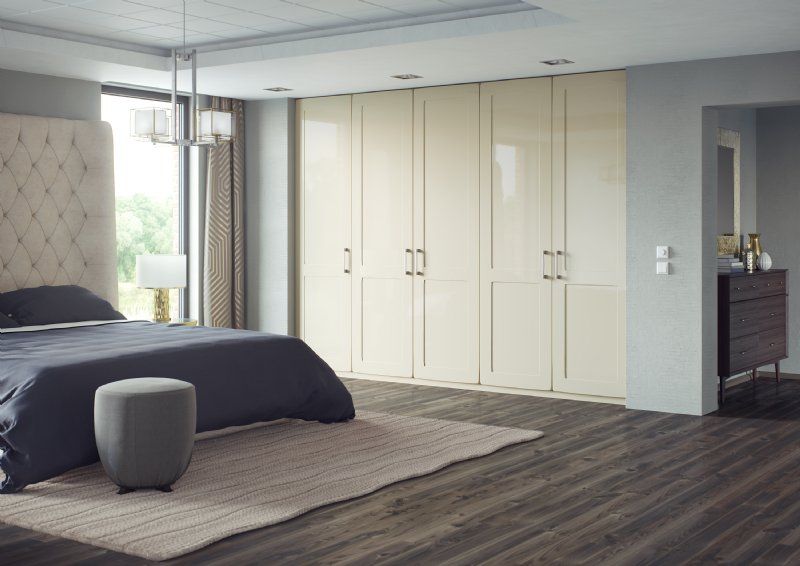 Bedroom wardrobe fitting.