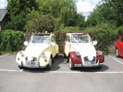 citroen 2cv wedding car