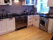 ikea oak laminate layed in old house