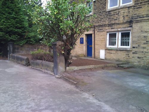 Client wanted low maintenance front to his business.