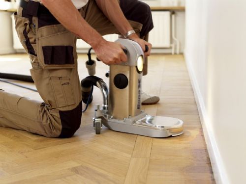 SANDING WITH THE EDGER