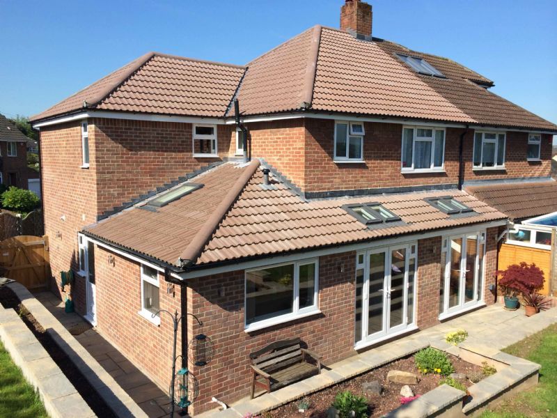 The extension fits perfectly with the house and looks 'right'