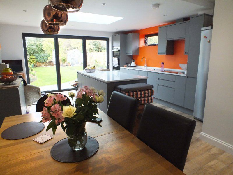 A bright modern kitchen extension of ours in Clevedon.