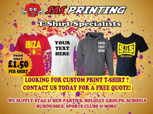 SAS Printing Ltd - T-Shirt Printer in Herne Hill, London (UK)