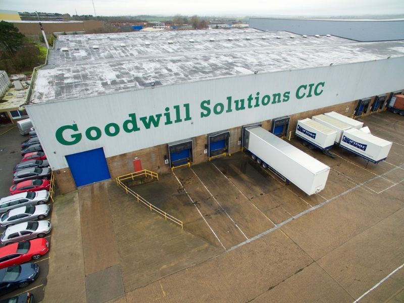 Goodwill Solutions Warehouse Company in Northampton (UK)