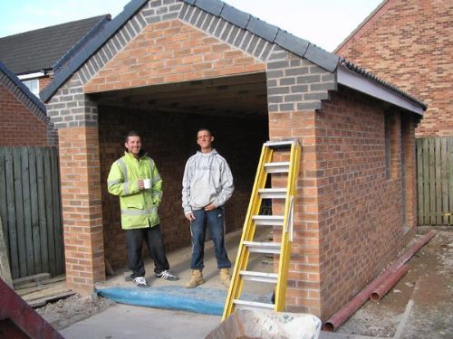 Block work shed
 