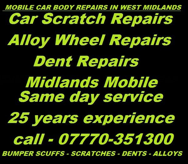 Scratch2Dentfix, Sutton Coldfield 5 reviews Car Body Work Repair