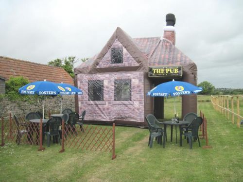 inflatable pub to hire