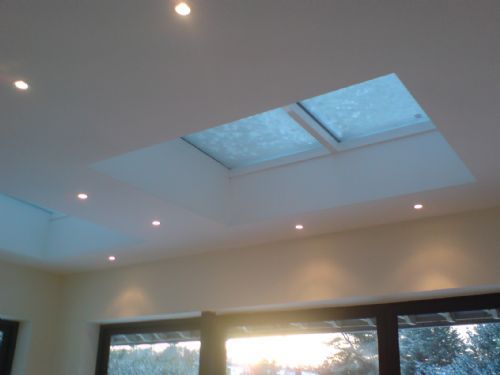 Downlight installation in St Albans.