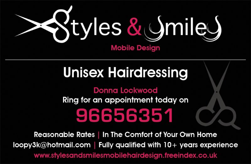 Styles and Smiles Mobile Hair Dresser, Holmfirth | 105 reviews | Mobile ...