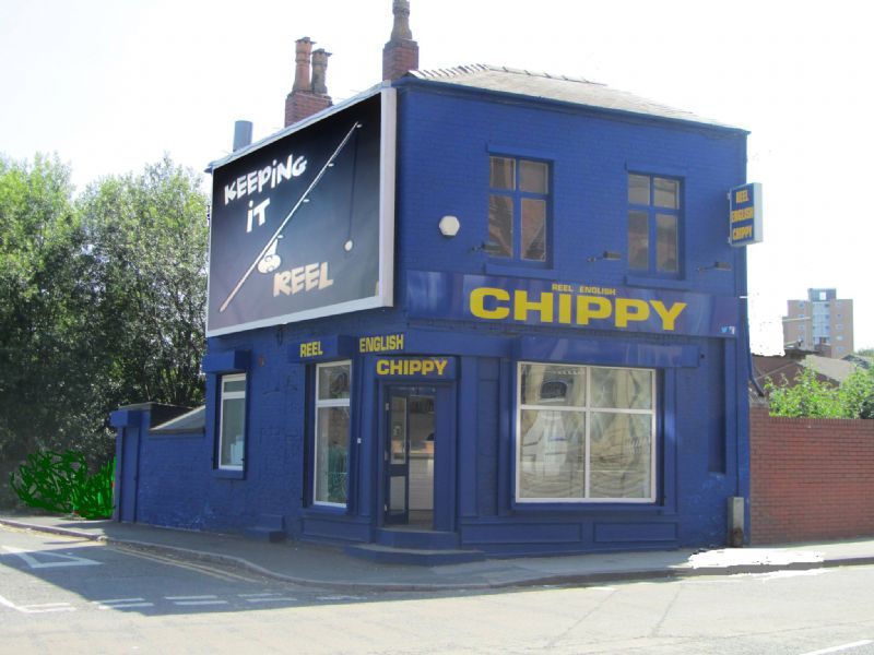 REEL English Chippy Chip Shop in Salford, Manchester (UK)