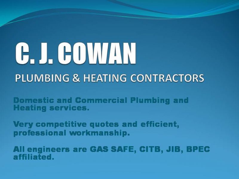 C J Cowan Plumbing & Heating Contractors, Bracknell Plumber FreeIndex