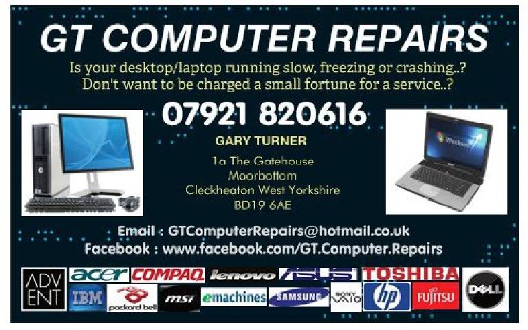 GT Computer Repairs, Cleckheaton 13 reviews Computer
