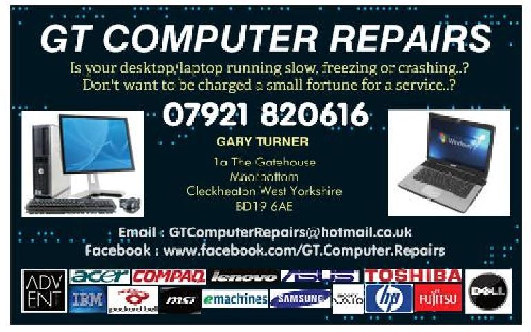 GT Computer Repairs - Computer Repair Company in Moorside ...