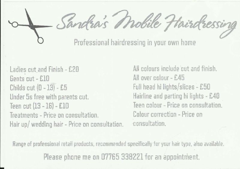 Sandra's Mobile Hairdressing, Dartford | Mobile Hairdresser - FreeIndex Sandra's Mobile Hairdressing, Dartford | Mobile Hairdresser - FreeIndex