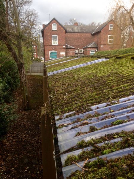 Roof maintenance at Heaton moor stockport