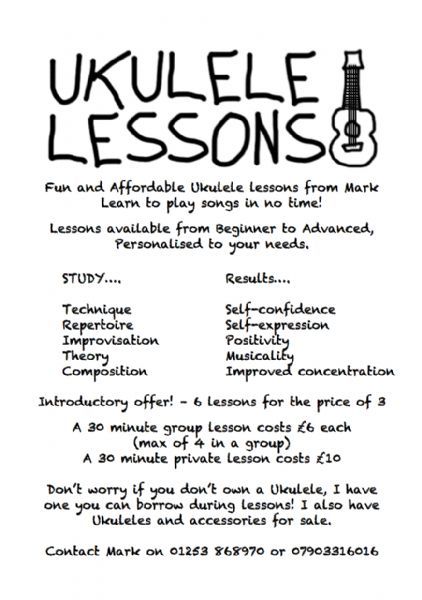 Mark's Ukulele Lessons, Thornton-cleveleys | Music Tutor ...