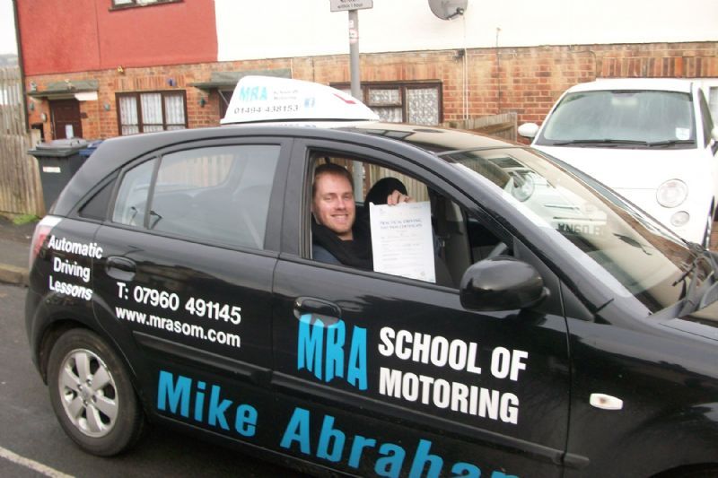 MRA School Of Motoring Automatic Driving Instructor in Bourne End (UK)