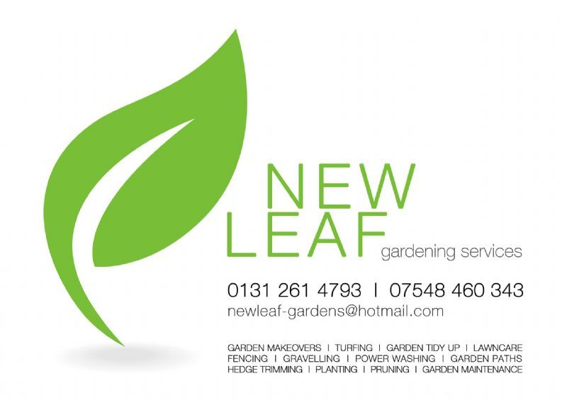 New Leaf Gardens, Edinburgh | 2 reviews | Landscape Gardener - FreeIndex