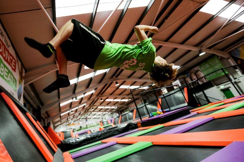 Bounce Central UK Trampolining Club in Swinton, Manchester (UK)