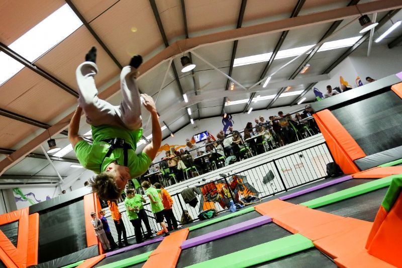 Bounce Central UK Trampolining Club in Swinton, Manchester (UK)