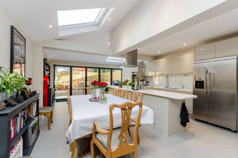 Wrap around extension of home in London borough of Islington