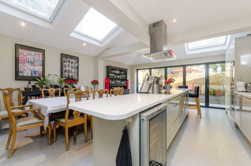 Wrap around extension of home in London borough of Islington