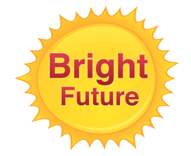 A brighter future. Bright Future / светлое будущее. Bright Future логотип. Логотип светлое будущее. Надпись Bright Future.