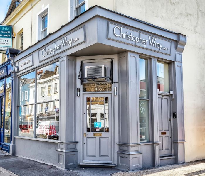 christopher wray lighting shop in fulham london uk