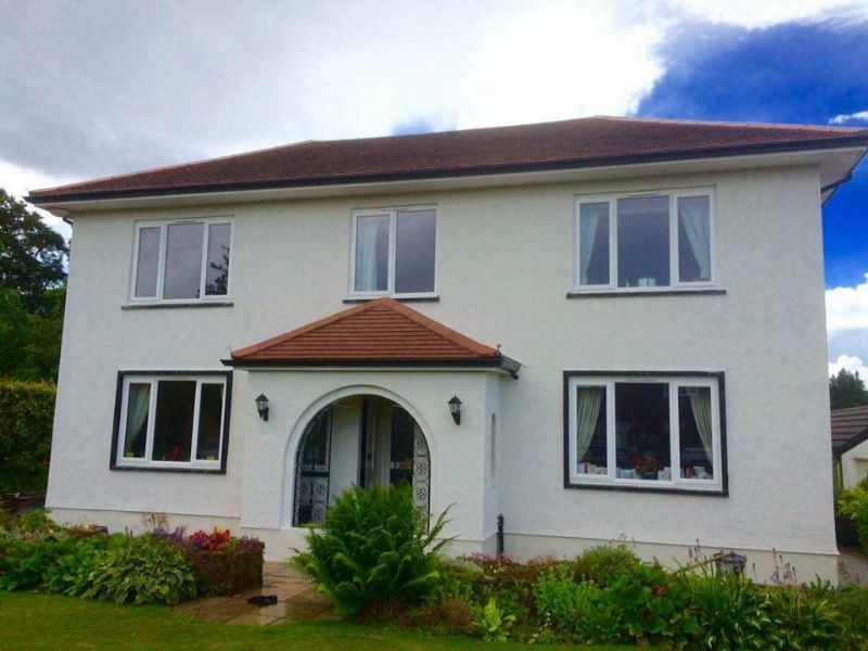 Full rough cast using scot rend render system.