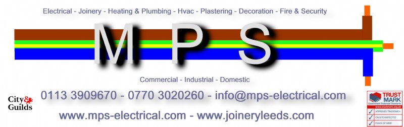 Electricians, Joiners, Plasterers, Plumbers, Gas Engineers, GRp Roofers, Painters & Decorators in Leeds MPS Ltd.