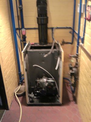 Beginning of an Oil boiler change