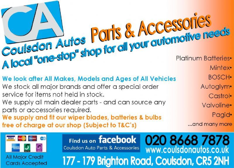 Coulsdon Auto Parts and Accessories, Coulsdon Car Parts FreeIndex