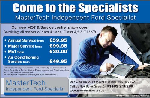 Ford mot and service Ford mot and service